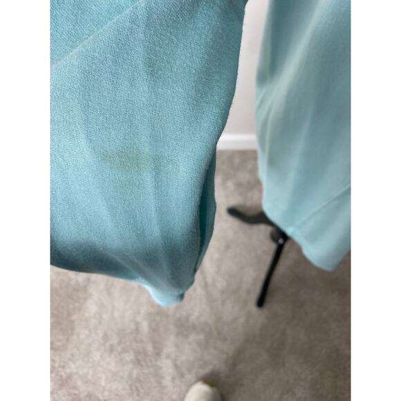 Athleta Pranayama Wrap Cardigan Aqua Light Blue Green Lagenlook Minimalist XS - Picture 9 of 9
